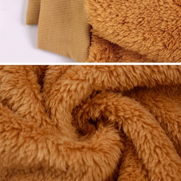 Leopard Sherpa Zip Front Jacket - Picture 7 of 11